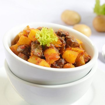 Tumis Kentang Hati Ayam